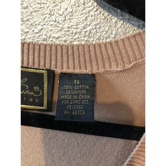 Diane Gilman Preppy Professional Office Business Academia VSCO Diamond Knit Vest - Picture 6 of 7